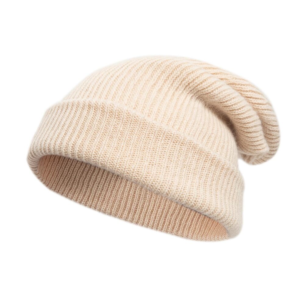 2602 100% Merino Wool Double-Sided Beanie and , Ultra Thick Soft Warm